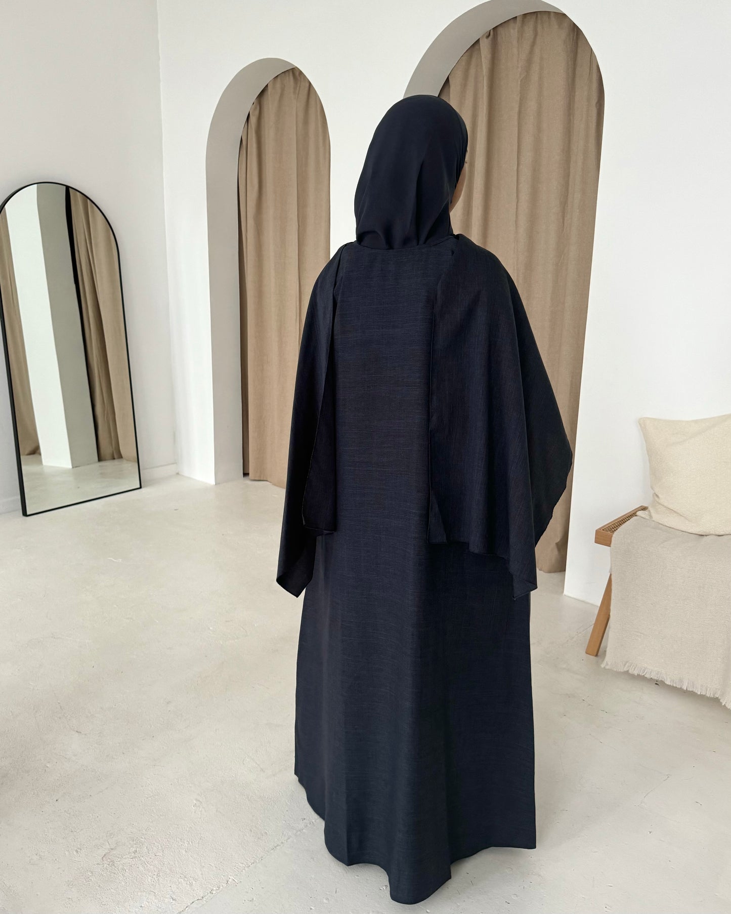 Reem abaya - Midnight