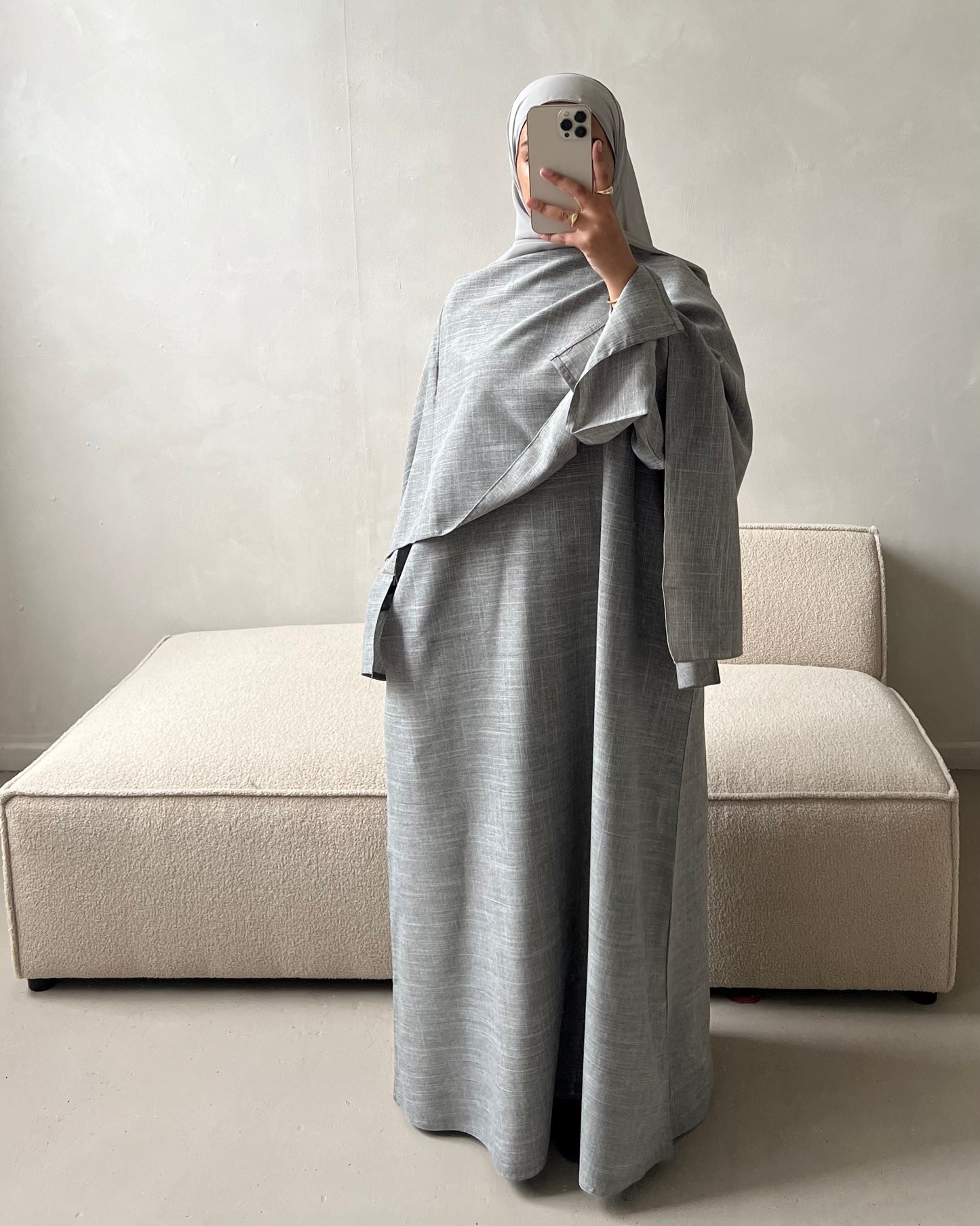 Reem abaya - Stone